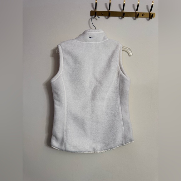 Vineyard Vines Women’s Sherpa Vest in Ivory Cream Small S Excellent Warm - Picture 4 of 4
